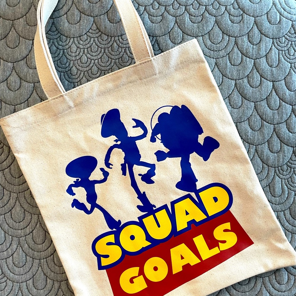 Disney’s Toy Story Squad Goals Canvas Tote Bag